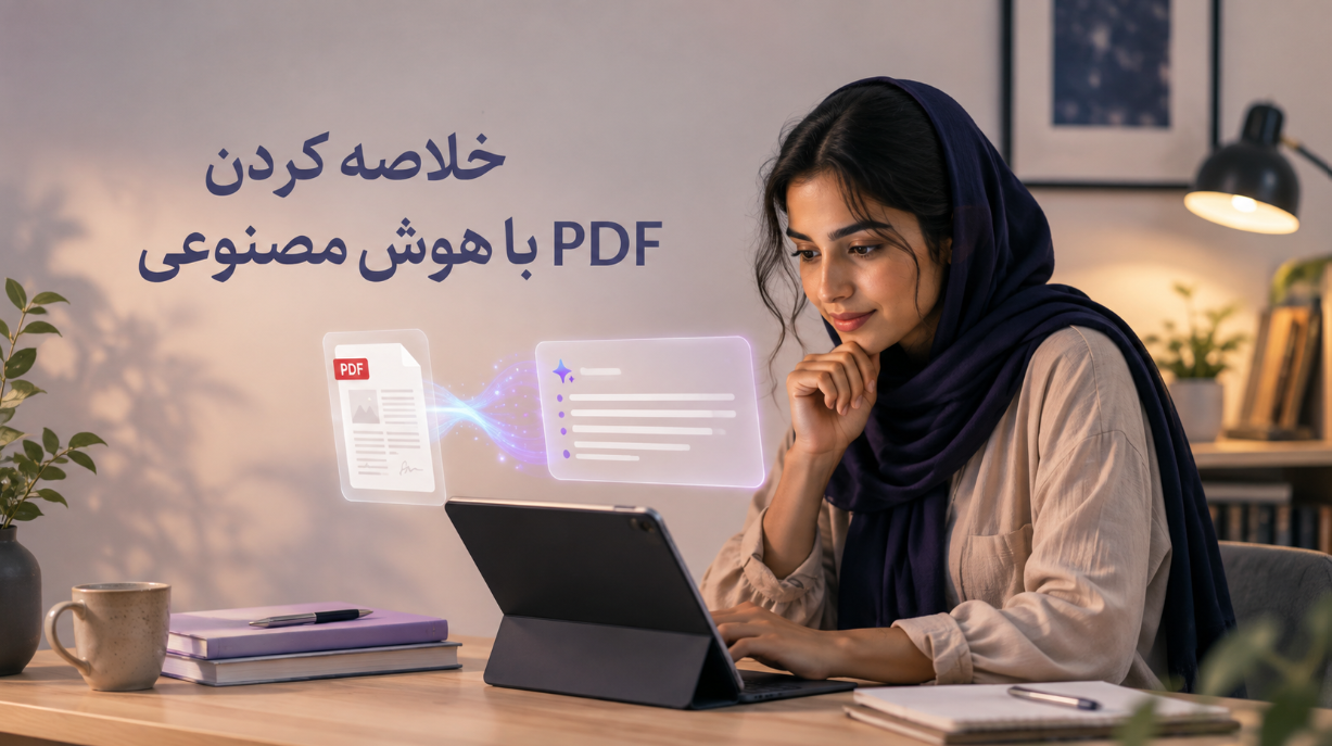 چطور PDF را با هوش مصنوعی خلاصه کنیم؟ چت با فایل + ۱۰ پرامپت آماده